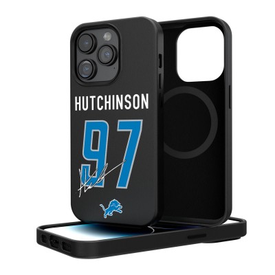 Detroit Lions Aidan Hutchinson Keyscaper iPhone Magnetic Bump Case