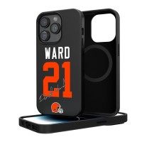 Cleveland Browns Denzel Ward Keyscaper iPhone Magnetic Bump Case