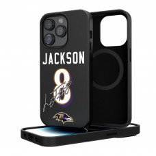 Baltimore Ravens Lamar Jackson Keyscaper iPhone Magnetic Bump Case