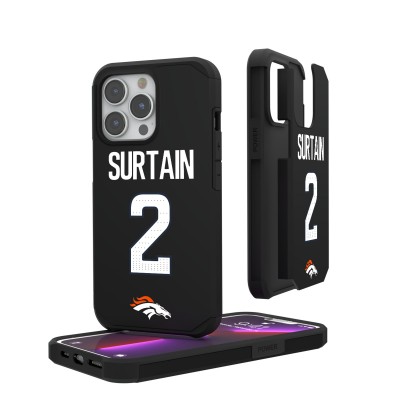 Denver Broncos Patrick Surtain II Keyscaper iPhone Rugged Case