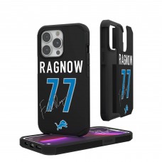 Detroit Lions Frank Ragnow Keyscaper iPhone Rugged Case