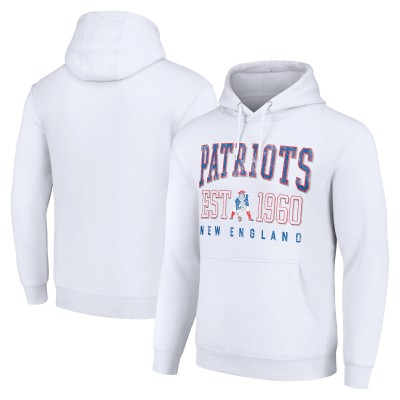 Толстовка New England Patriots Starter Unisex Throwback Logo - White