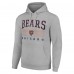 Толстовка Chicago Bears Starter Unisex Throwback Logo - Heather Gray