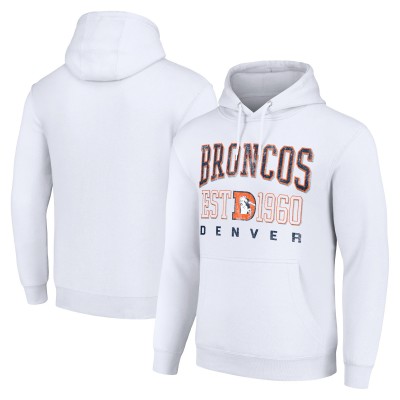 Толстовка Denver Broncos Starter Unisex Throwback Logo - White