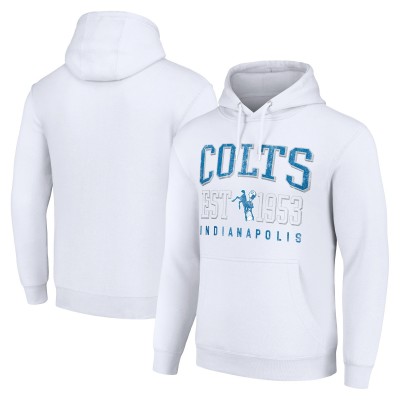 Толстовка Indianapolis Colts Starter Unisex Throwback Logo - White