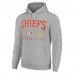 Толстовка Kansas City Chiefs Starter Throwback Logo - Heather Gray