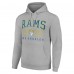 Толстовка Los Angeles Rams Starter Unisex Throwback Logo - Heather Gray