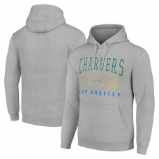 Толстовка Los Angeles Chargers Starter Unisex Throwback Logo - Heather Gray