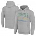 Толстовка Los Angeles Chargers Starter Unisex Throwback Logo - Heather Gray