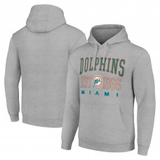 Толстовка Miami Dolphins Starter Unisex Throwback Logo - Heather Gray