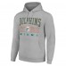 Толстовка Miami Dolphins Starter Unisex Throwback Logo - Heather Gray