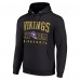 Толстовка Minnesota Vikings Starter Unisex Throwback Logo - Black