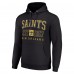 Толстовка Unisex New Orleans Saints Starter Black Throwback Logo