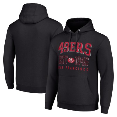 Толстовка San Francisco 49ers Starter Throwback Logo - Black