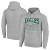 Толстовка Philadelphia Eagles Starter Unisex Throwback Logo - Heather Gray