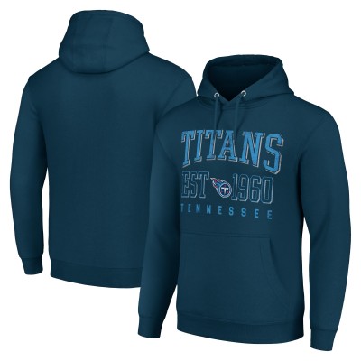 Толстовка Tennessee Titans Starter Unisex Throwback Logo - Navy
