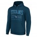 Толстовка Tennessee Titans Starter Unisex Throwback Logo - Navy