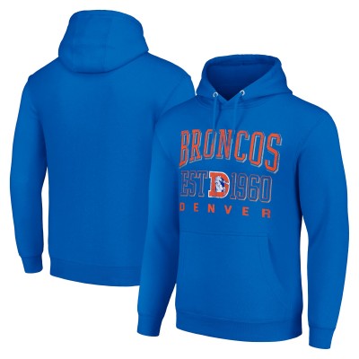 Толстовка Denver Broncos Starter Unisex Throwback Logo - Royal