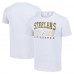 Pittsburgh Steelers Starter White Throwback Logo T-Shirt