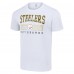 Pittsburgh Steelers Starter White Throwback Logo T-Shirt