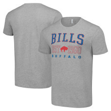 Футболка Buffalo Bills Starter Heather Gray Throwback Logo Футболка Buffalo Bills Starter Heather Gray Throwback Logo