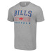 Футболка Buffalo Bills Starter Heather Gray Throwback Logo