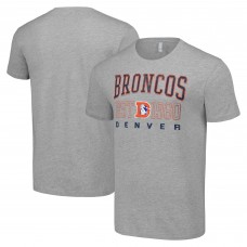 Футболка Denver Broncos Starter Throwback Logo - Heather Gray
