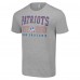 Футболка New England Patriots Starter Throwback Logo - Heather Gray