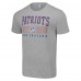 Футболка New England Patriots Starter Throwback Logo - Heather Gray