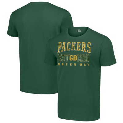 Футболка Green Bay Packers Starter Green Throwback Logo