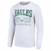 Футболка с длинным рукавом Philadelphia Eagles Starter Throwback Logo - White