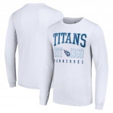 Футболка с длинным рукавом Tennessee Titans Starter Throwback Logo - White