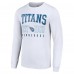 Футболка с длинным рукавом Tennessee Titans Starter Throwback Logo - White