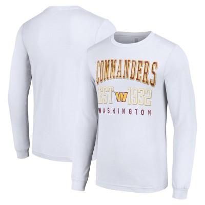 Футболка с длинным рукавом Washington Commanders Starter Throwback Logo - White