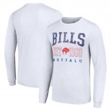 Футболка с длинным рукавом Buffalo Bills Starter Throwback Logo - White