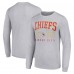Футболка с длинным рукавом Kansas City Chiefs Starter Throwback Logo - Heather Gray