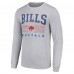 Футболка с длинным рукавом Buffalo Bills Starter Throwback Logo - Heather Gray