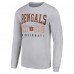 Футболка с длинным рукавом Cincinnati Bengals Starter Throwback Logo - Heather Gray