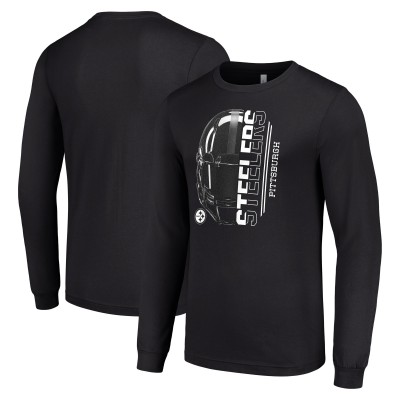 Футболка с длинным рукавом Pittsburgh Steelers Starter Half Helmet Logo - Black