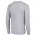 Футболка Washington Commanders Starter Half Helmet Logo Long Sleeve Heathered - Heather Gray