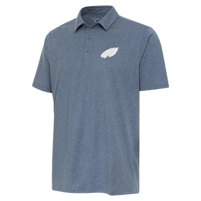 Поло Philadelphia Eagles Antigua Par 3 - Heather Navy