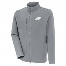 Кофта на молнии Philadelphia Eagles Antigua Objection - Gray