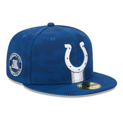 Бейсболка Indianapolis Colts New Era 2024 Sideline 59FIFTY Fitted - Royal