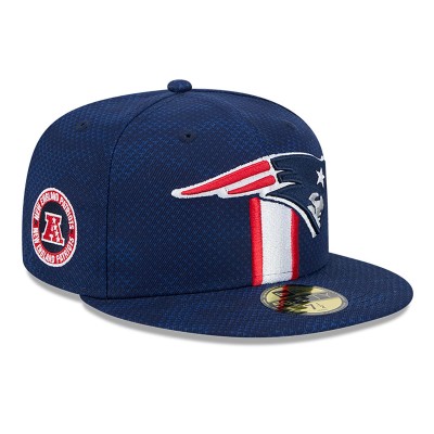 Бейсболка New England Patriots New Era 2024 Sideline 59FIFTY - Navy
