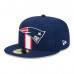 Бейсболка New England Patriots New Era 2024 Sideline 59FIFTY - Navy
