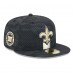 Бейсболка New Orleans Saints New Era Black 2024 Sideline 59FIFTY Fitted