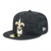 Бейсболка New Orleans Saints New Era Black 2024 Sideline 59FIFTY Fitted