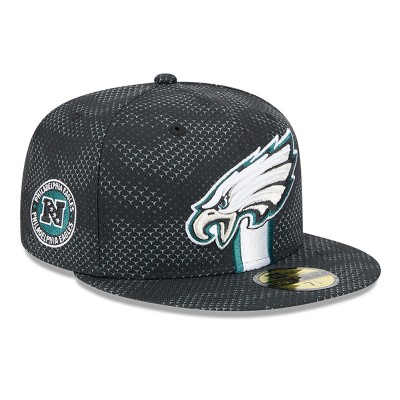 Бейсболка Philadelphia Eagles New Era 2024 Sideline 59FIFTY - Black