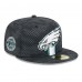 Бейсболка Philadelphia Eagles New Era 2024 Sideline 59FIFTY - Black