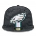 Бейсболка Philadelphia Eagles New Era 2024 Sideline 59FIFTY - Black